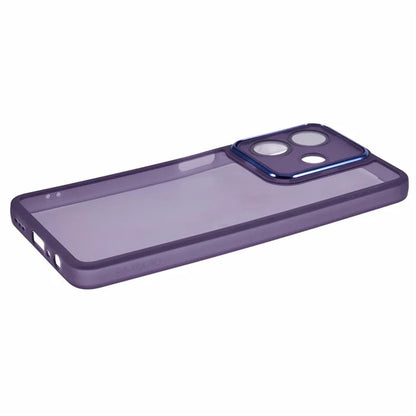 DKSM Series For Oppo A3x 5G Case Electroplated Camera Frame TPU Phone Cover