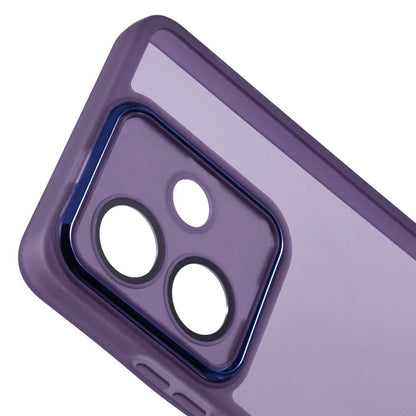 DKSM Series For Oppo A3x 5G Case Electroplated Camera Frame TPU Phone Cover