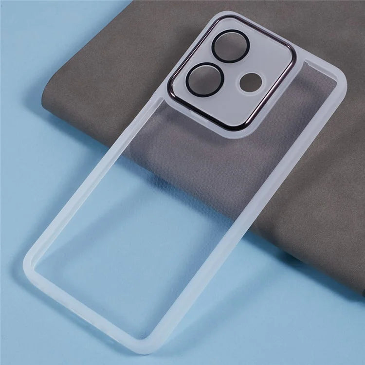 DKSM Series For Oppo A3x 5G Case Electroplated Camera Frame TPU Phone Cover