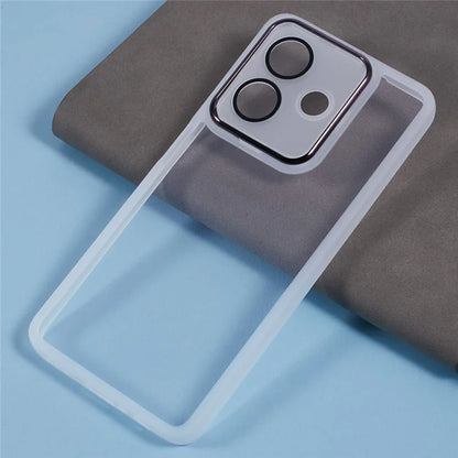 DKSM Series For Oppo A3x 5G Case Electroplated Camera Frame TPU Phone Cover