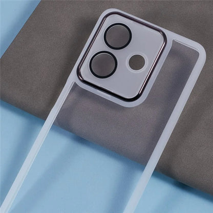 DKSM Series For Oppo A3x 5G Case Electroplated Camera Frame TPU Phone Cover