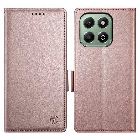 DF-010 For Honor X6b 4G Stand Case PU Leather Wallet Phone Cover