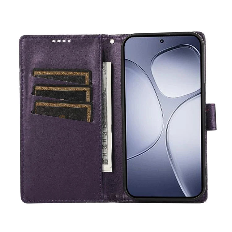 DF-06 For Xiaomi Redmi K70 Ultra Phone Case Leather Flip Wallet Cover Line Imprint