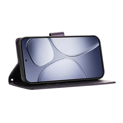 DF-06 For Xiaomi Redmi K70 Ultra Phone Case Leather Flip Wallet Cover Line Imprint