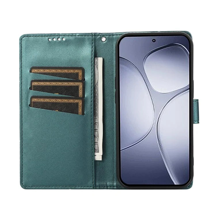 DF-06 For Xiaomi Redmi K70 Ultra Phone Case Leather Flip Wallet Cover Line Imprint