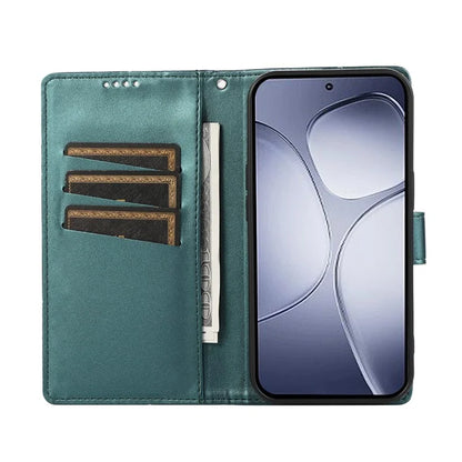 DF-06 For Xiaomi Redmi K70 Ultra Phone Case Leather Flip Wallet Cover Line Imprint