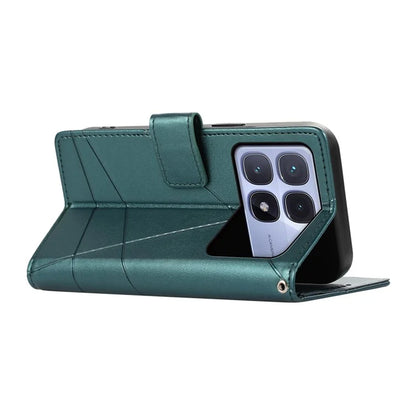 DF-06 For Xiaomi Redmi K70 Ultra Phone Case Leather Flip Wallet Cover Line Imprint