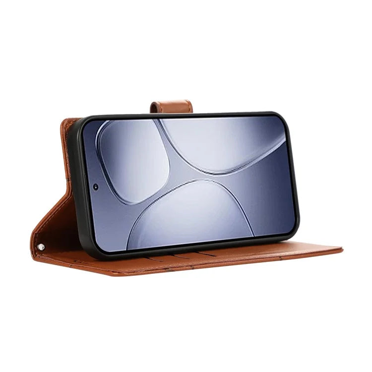 DF-06 For Xiaomi Redmi K70 Ultra Phone Case Leather Flip Wallet Cover Line Imprint