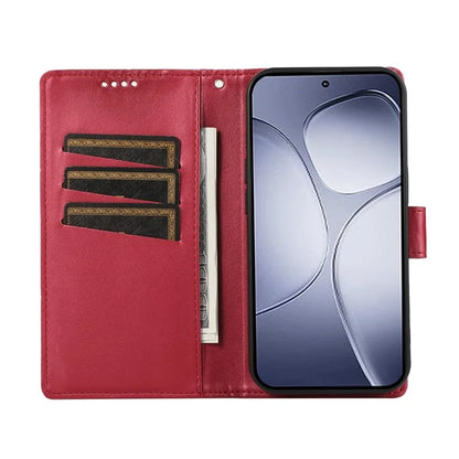 DF-06 For Xiaomi Redmi K70 Ultra Phone Case Leather Flip Wallet Cover Line Imprint