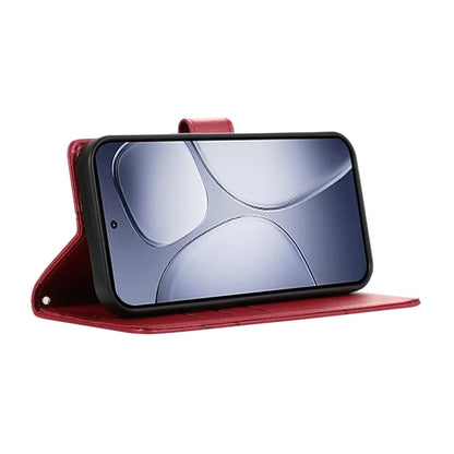 DF-06 For Xiaomi Redmi K70 Ultra Phone Case Leather Flip Wallet Cover Line Imprint