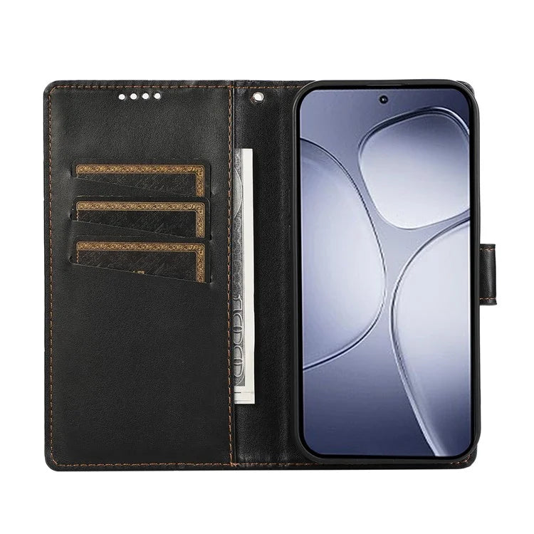 DF-06 For Xiaomi Redmi K70 Ultra Phone Case Leather Flip Wallet Cover Line Imprint