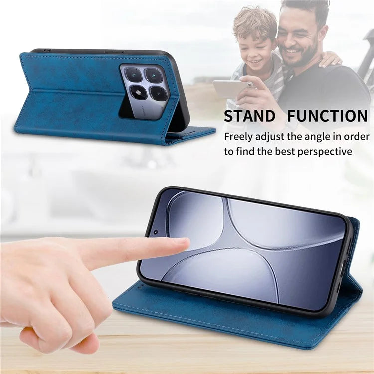 DF-05 For Xiaomi Redmi K70 Ultra Wallet Case RFID Blocking PU Leather Phone Cover