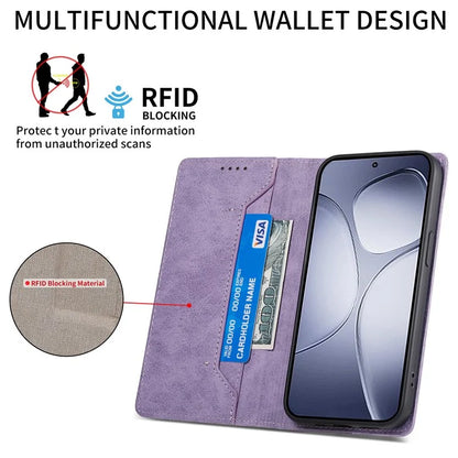DF-05 For Xiaomi Redmi K70 Ultra Wallet Case RFID Blocking PU Leather Phone Cover