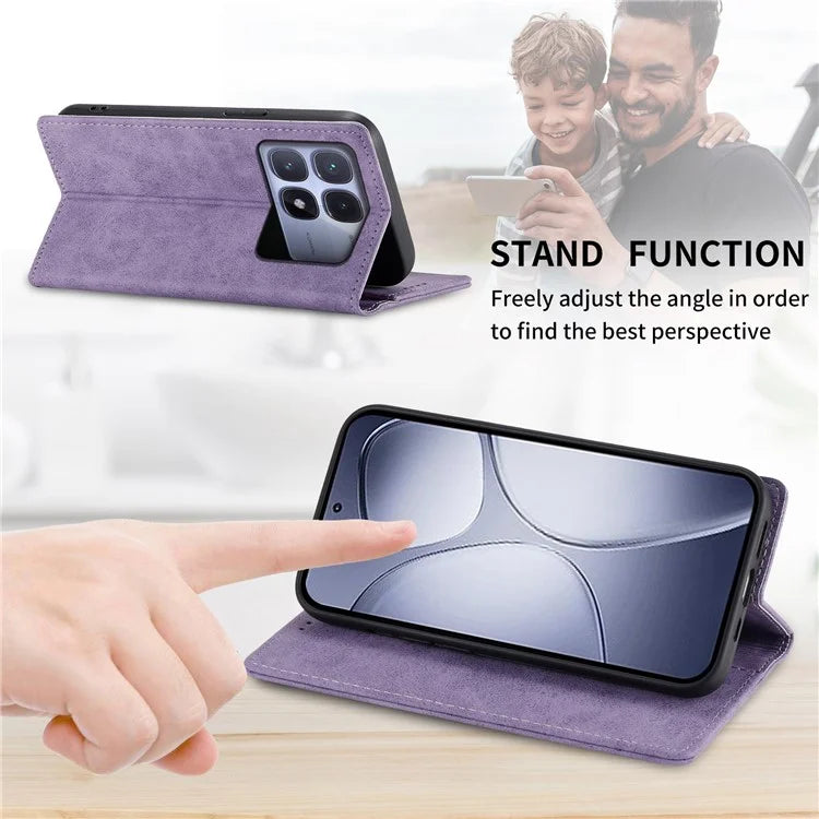 DF-05 For Xiaomi Redmi K70 Ultra Wallet Case RFID Blocking PU Leather Phone Cover