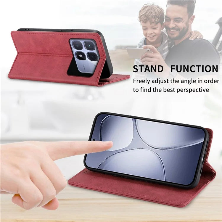 DF-05 For Xiaomi Redmi K70 Ultra Wallet Case RFID Blocking PU Leather Phone Cover