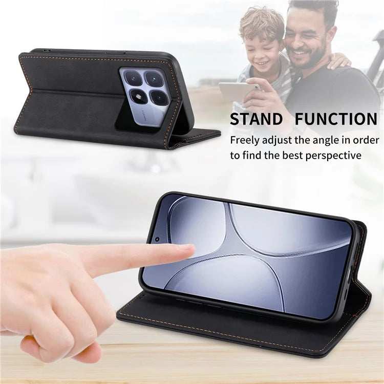 DF-05 For Xiaomi Redmi K70 Ultra Wallet Case RFID Blocking PU Leather Phone Cover