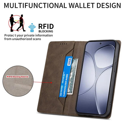 DF-05 For Xiaomi Redmi K70 Ultra Wallet Case RFID Blocking PU Leather Phone Cover