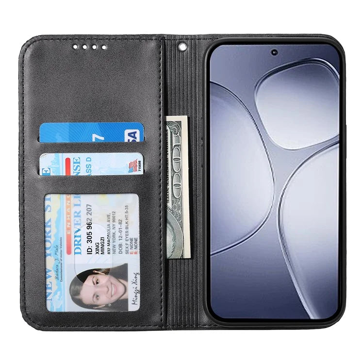 For Xiaomi Redmi K70 Ultra Case Calf Texture PU Leather Phone Cover with Wallet