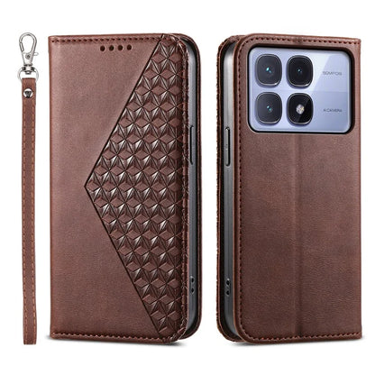 For Xiaomi Redmi K70 Ultra Case Calf Texture PU Leather Phone Cover with Wallet
