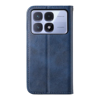 For Xiaomi Redmi K70 Ultra Case Calf Texture PU Leather Phone Cover with Wallet