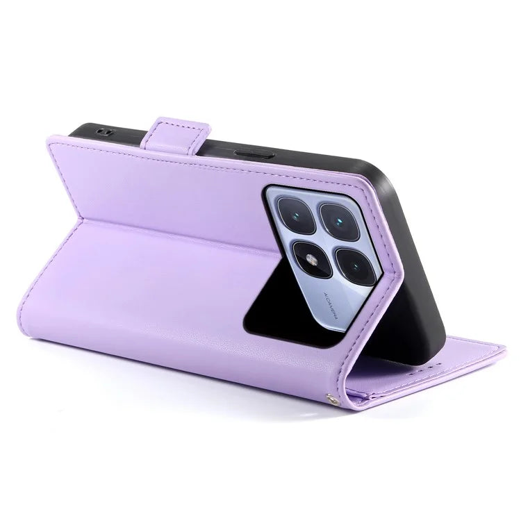 DF-010 For Xiaomi Redmi K70 Ultra Stand Case PU Leather Wallet Phone Cover