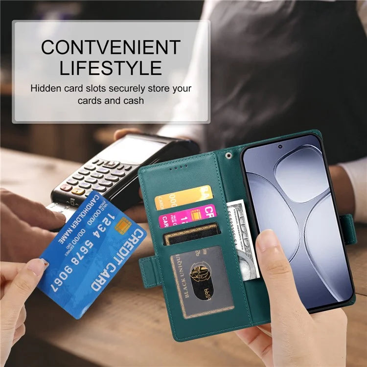 DF-010 For Xiaomi Redmi K70 Ultra Stand Case PU Leather Wallet Phone Cover