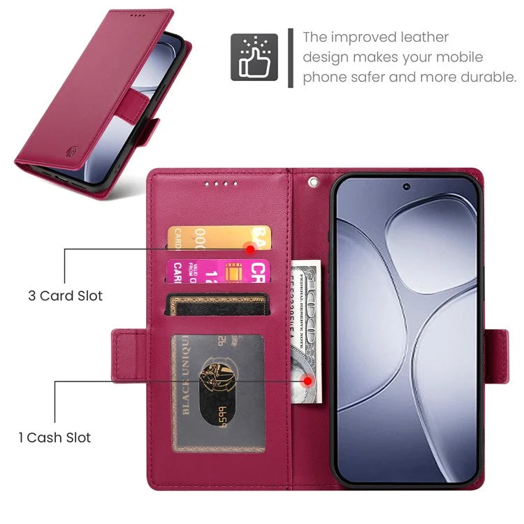 DF-010 For Xiaomi Redmi K70 Ultra Stand Case PU Leather Wallet Phone Cover
