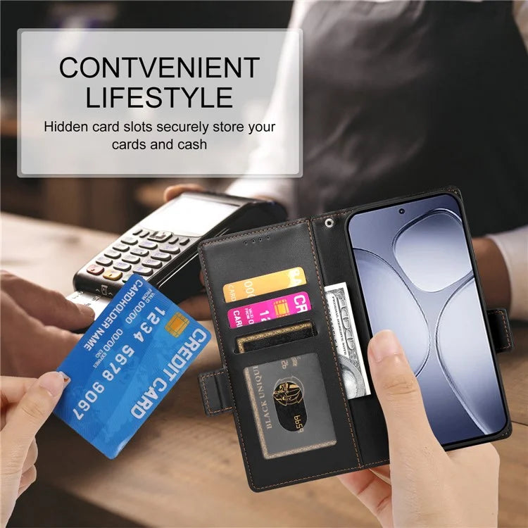 DF-010 For Xiaomi Redmi K70 Ultra Stand Case PU Leather Wallet Phone Cover