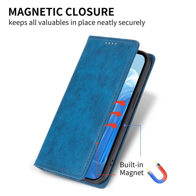 DF-05 For Samsung Galaxy M35 5G Wallet Case RFID Blocking PU Leather Phone Cover