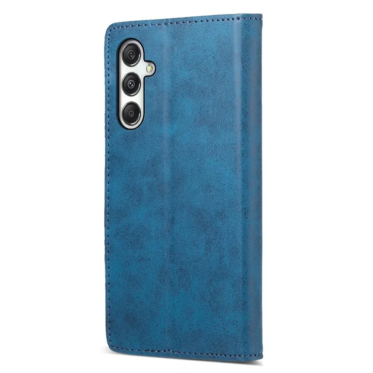DF-05 For Samsung Galaxy M35 5G Wallet Case RFID Blocking PU Leather Phone Cover