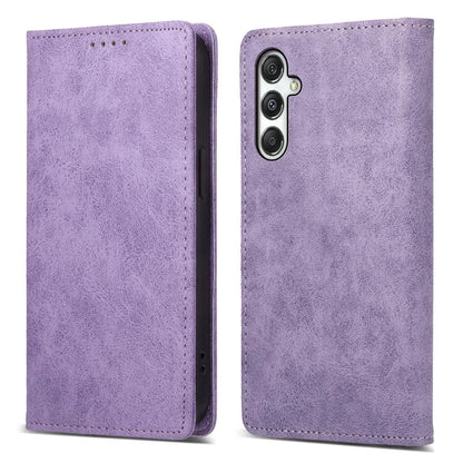 DF-05 For Samsung Galaxy M35 5G Wallet Case RFID Blocking PU Leather Phone Cover