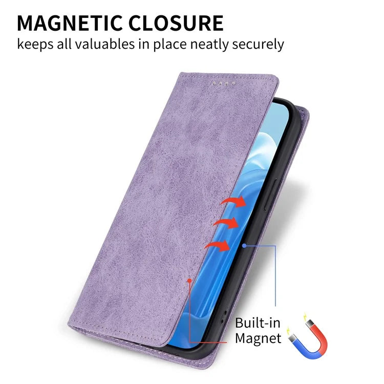 DF-05 For Samsung Galaxy M35 5G Wallet Case RFID Blocking PU Leather Phone Cover