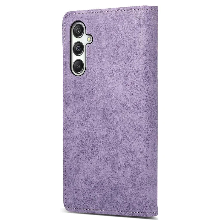DF-05 For Samsung Galaxy M35 5G Wallet Case RFID Blocking PU Leather Phone Cover