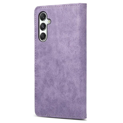 DF-05 For Samsung Galaxy M35 5G Wallet Case RFID Blocking PU Leather Phone Cover