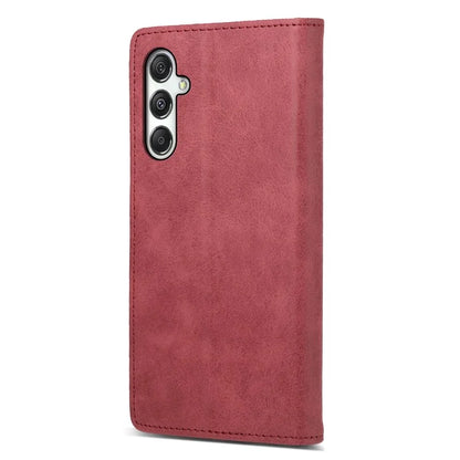 DF-05 For Samsung Galaxy M35 5G Wallet Case RFID Blocking PU Leather Phone Cover