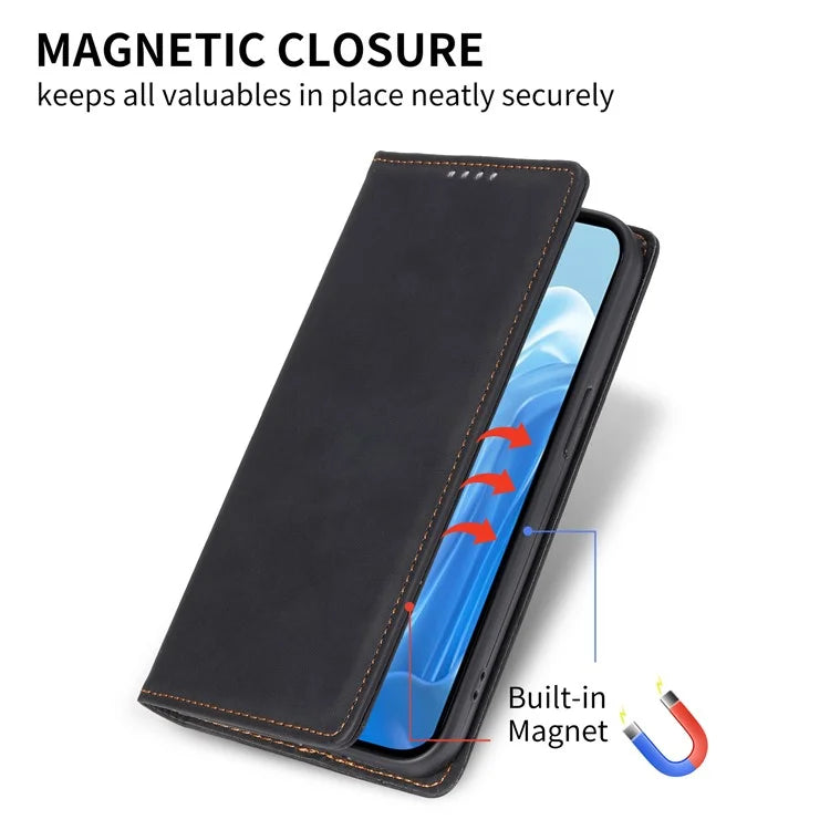 DF-05 For Samsung Galaxy M35 5G Wallet Case RFID Blocking PU Leather Phone Cover