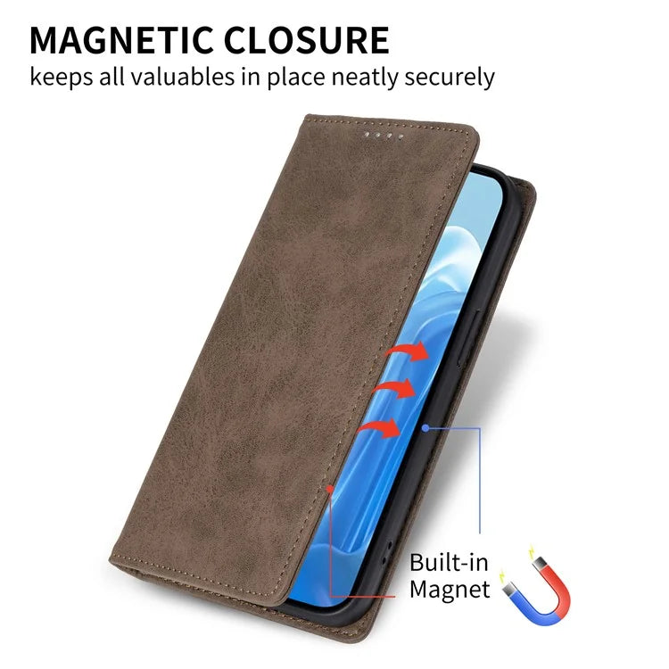 DF-05 For Samsung Galaxy M35 5G Wallet Case RFID Blocking PU Leather Phone Cover