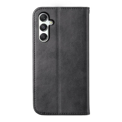 For Samsung Galaxy M35 5G Case Calf Texture PU Leather Phone Cover with Wallet