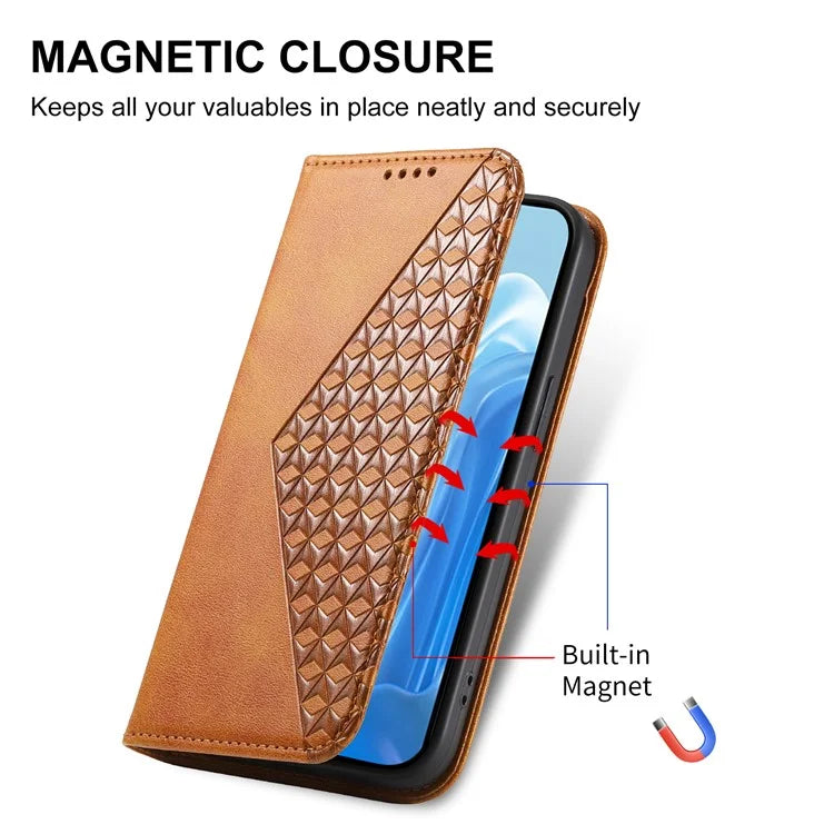 For Samsung Galaxy M35 5G Case Calf Texture PU Leather Phone Cover with Wallet