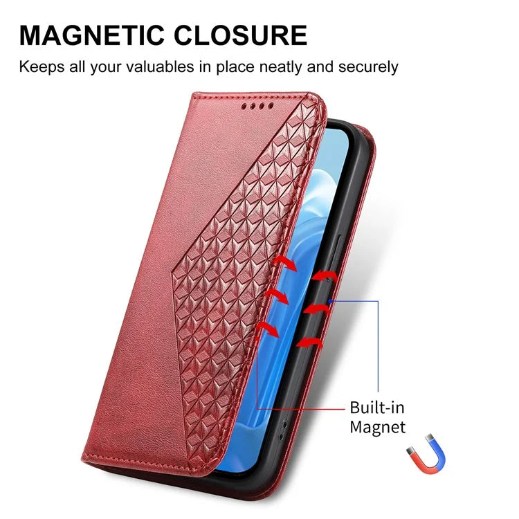 For Samsung Galaxy M35 5G Case Calf Texture PU Leather Phone Cover with Wallet