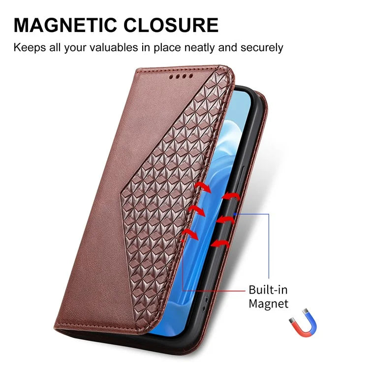 For Samsung Galaxy M35 5G Case Calf Texture PU Leather Phone Cover with Wallet