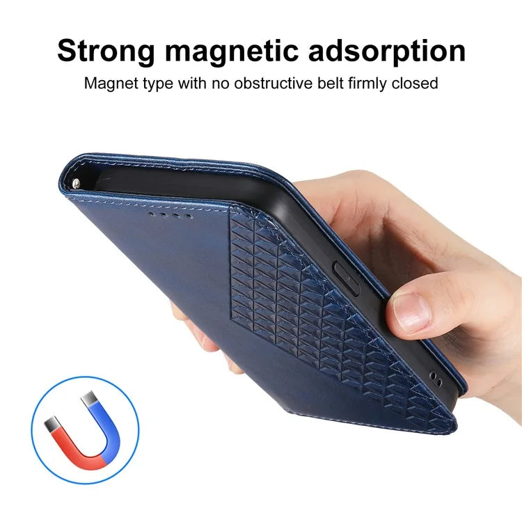 For Samsung Galaxy M35 5G Case Calf Texture PU Leather Phone Cover with Wallet