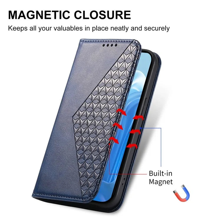 For Samsung Galaxy M35 5G Case Calf Texture PU Leather Phone Cover with Wallet