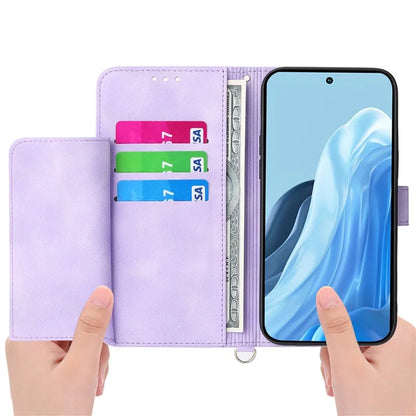 For Samsung Galaxy M35 5G Case Flower Pattern PU Leather Wallet Phone Cover with Strap