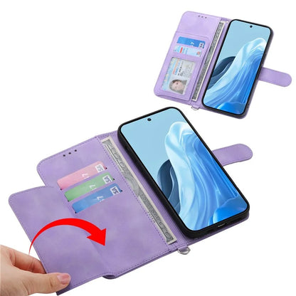 For Samsung Galaxy M35 5G Case Flower Pattern PU Leather Wallet Phone Cover with Strap