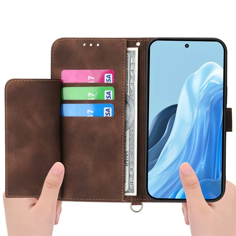 For Samsung Galaxy M35 5G Case Flower Pattern PU Leather Wallet Phone Cover with Strap