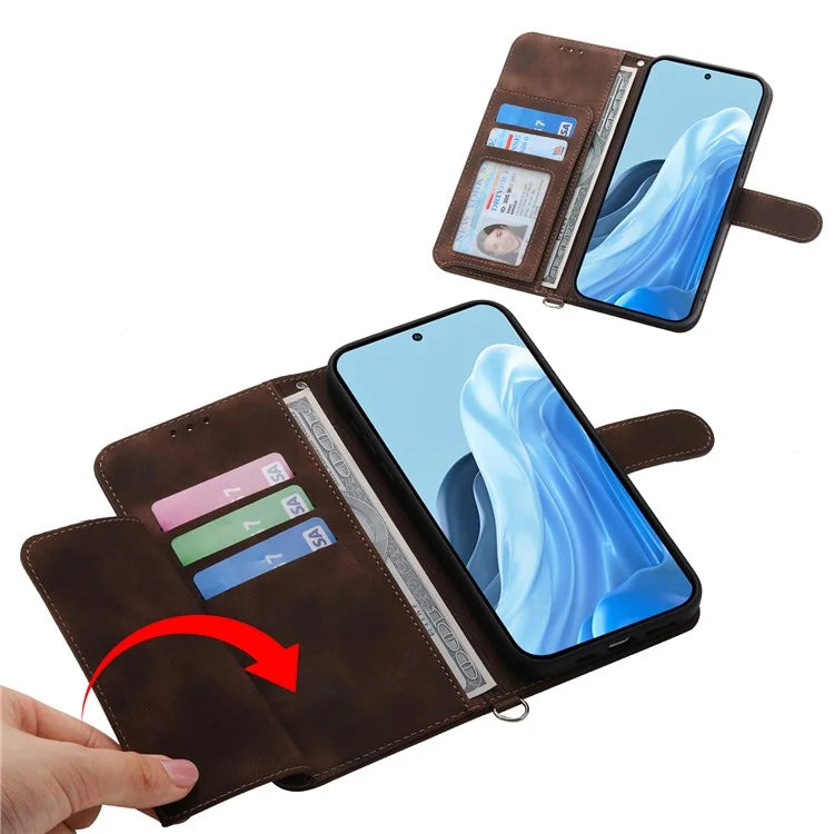 For Samsung Galaxy M35 5G Case Flower Pattern PU Leather Wallet Phone Cover with Strap