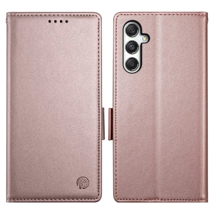 DF-010 For Samsung Galaxy M35 5G Stand Case PU Leather Wallet Phone Cover