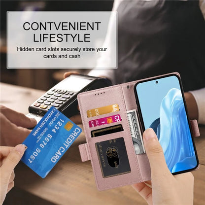 DF-010 For Samsung Galaxy M35 5G Stand Case PU Leather Wallet Phone Cover
