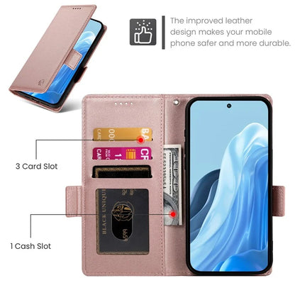 DF-010 For Samsung Galaxy M35 5G Stand Case PU Leather Wallet Phone Cover